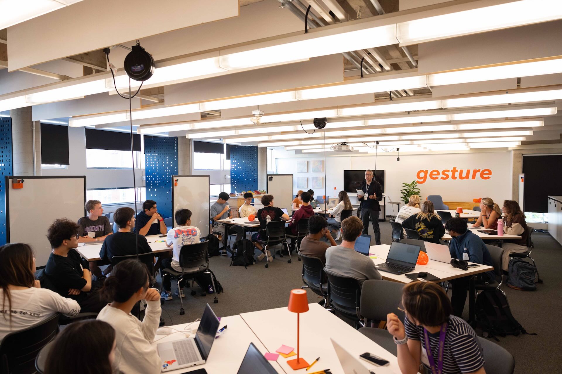 Instructor in classroom